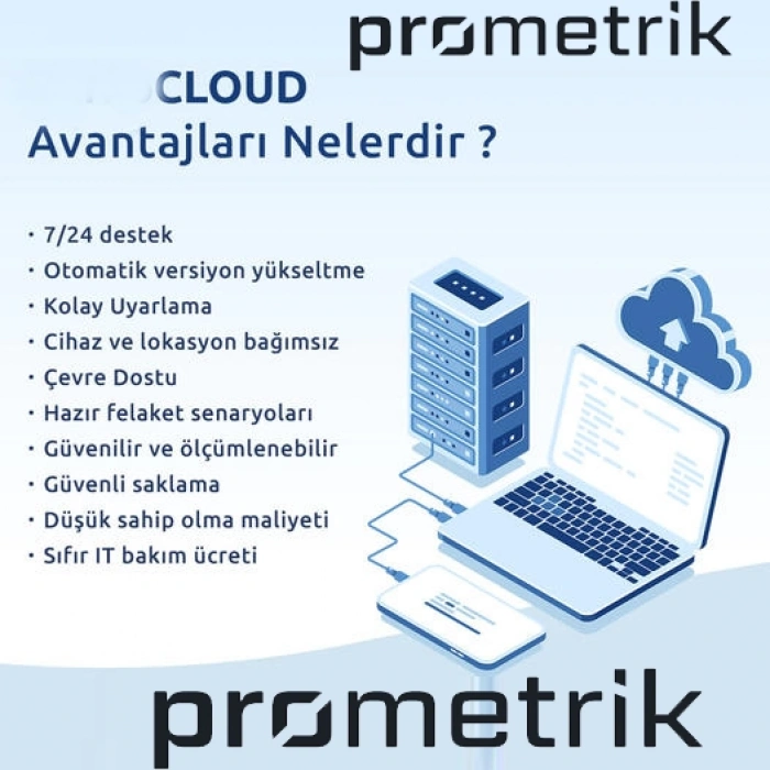 PROMETRİK CLOUD YAZILIMI YILLIK KULLANICI