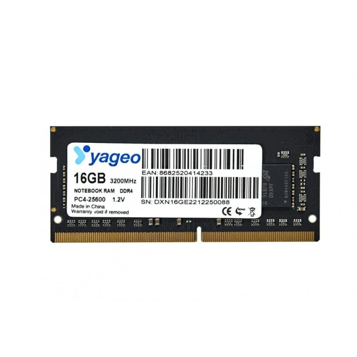RAM NB-YAGEO 8GB DDR4 3200MHZ NOTEBOOK RAM 1.35V