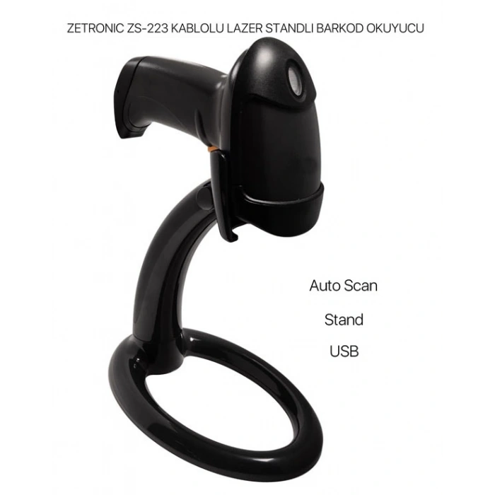 ZETRONIC ZS-223 KABLOLU 1D BARKOD OKUYUCU