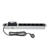 19 1U 6Lı Schuko Sigortalı Aluminyum Rack Kabin Grup Priz Pdu