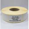 25X55 TERMAL ETİKET 1000 ADET 55X25 DİKEY