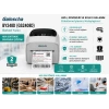 GAİNSCHA BY248D (GS2408D) WHİTE USB/LAN BARKOD YAZICI