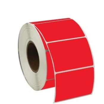 40X48 TERMAL ETİKET KIRMIZI 1000Lİ SARIM