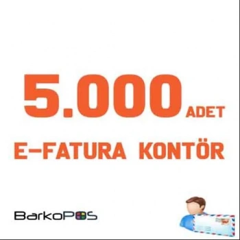 5.000 ADET E-FATURA KONTÖR