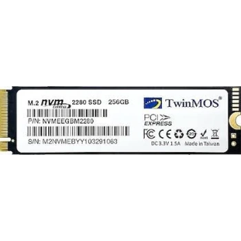 HDD-M2 TWINMOS 256 GB M.2 PCIE NVME 3600/3250 NVME256GB2280AP