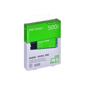 HDD_SSD-M.2 WD GREEN 500GB SN350 M.2 NVME 2400/1500MB/S GREEN WDS500G2G0C SSD
