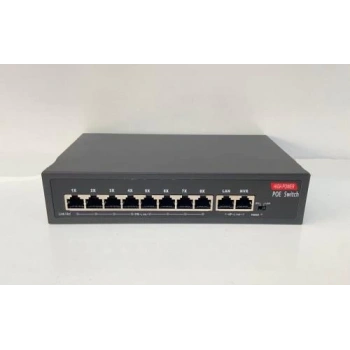 HUB-PSW0802  8+2 PORT 10/100MBPS POE SWİCH POE 150W