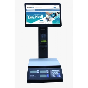 15.6V İ5 8 GB RAM 128 DİSK  ONLINE ÇİFT EKRAN JETVIEW TERAZİPOS TPC 1011V
