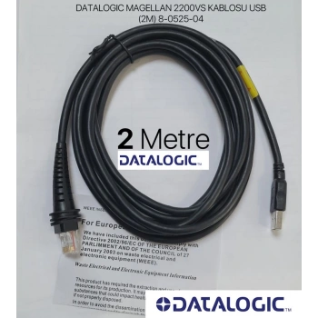 KABLO-DATALOGIC MAGELLAN 2200VS  KABLOSU USB(2M) 8-0525-04