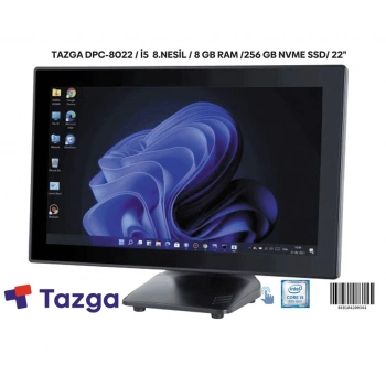TAZGA 22 İ5  6.NESİL / 8 GB RAM /256 GB NVME SSD ÇİFT 10.1 (DPC-8022V)