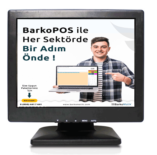 MNT-JETVIEW 8 VGA MİNİ LCD MONİTÖR (AÇIK ÜRÜN)  VGA KABLO AYAKLI OT84NA