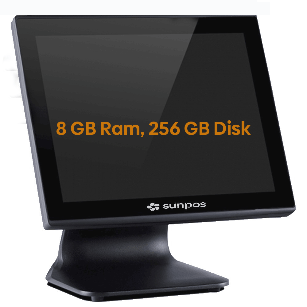 15.1 J6412 8 GB RAM 256 GB SSD  VGA SUNPOS J6412-1 TEK EKRAN WİFİ