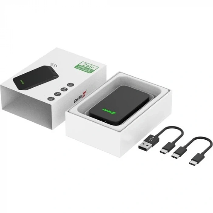 Carlinkit CPC200-2AIR - 5.0 2AIR 2 In 1 Android Auto & Apple Carplay 2023 En Güncel Versiyon Kablosuz Wireless Adaptör