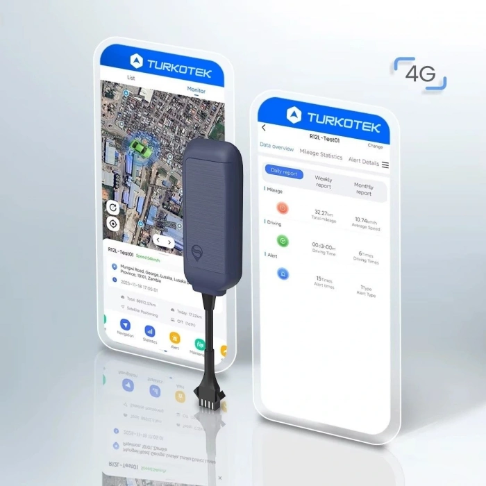 Profesyonel 4G Kablolu GPS Araç Takip Cihazı | 1 YIL KULLANIM DAHİL SIM Kartlı | Motor Durdurma Özellikli Gerçek Zamanlı Araç, Motosiklet, Kamyonet, Hafif Ticari Araçlar, Elektrikli Bisiklet, Scooter Uyumlu