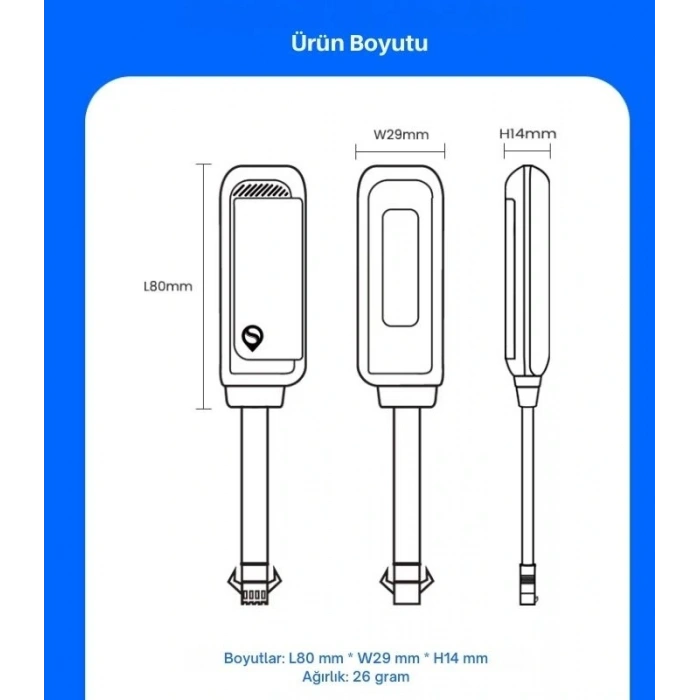 TURKOTEK R11 Kablolu Çok Fonksiyonlu GPS Takip Cihazı | 1 YIL KULLANIM DAHİL SIM KARTLI | Araç, Motosiklet, Kamyonet , Hafif Ticari Araçlar, Elektrikli Bisiklet, Scooter Uyumlu