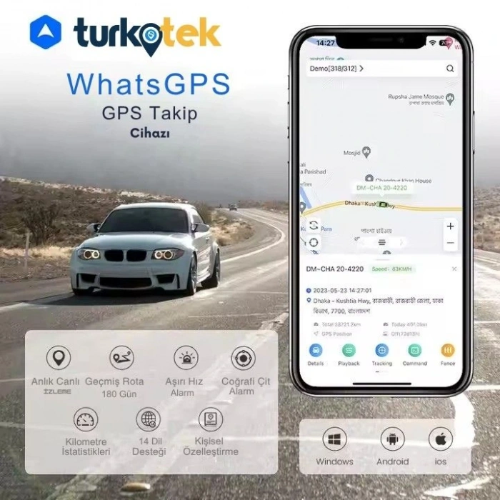 Turkotek S21L 4G Araç Motosi̇klet Gps Taki̇p Ci̇hazı Son Teknoloji̇ – Aküden Bağımsız Kablosuz Mıktanıslı (İmei Kayıtlı) 6.000 Mah 20 Gün Şarj Ömrü