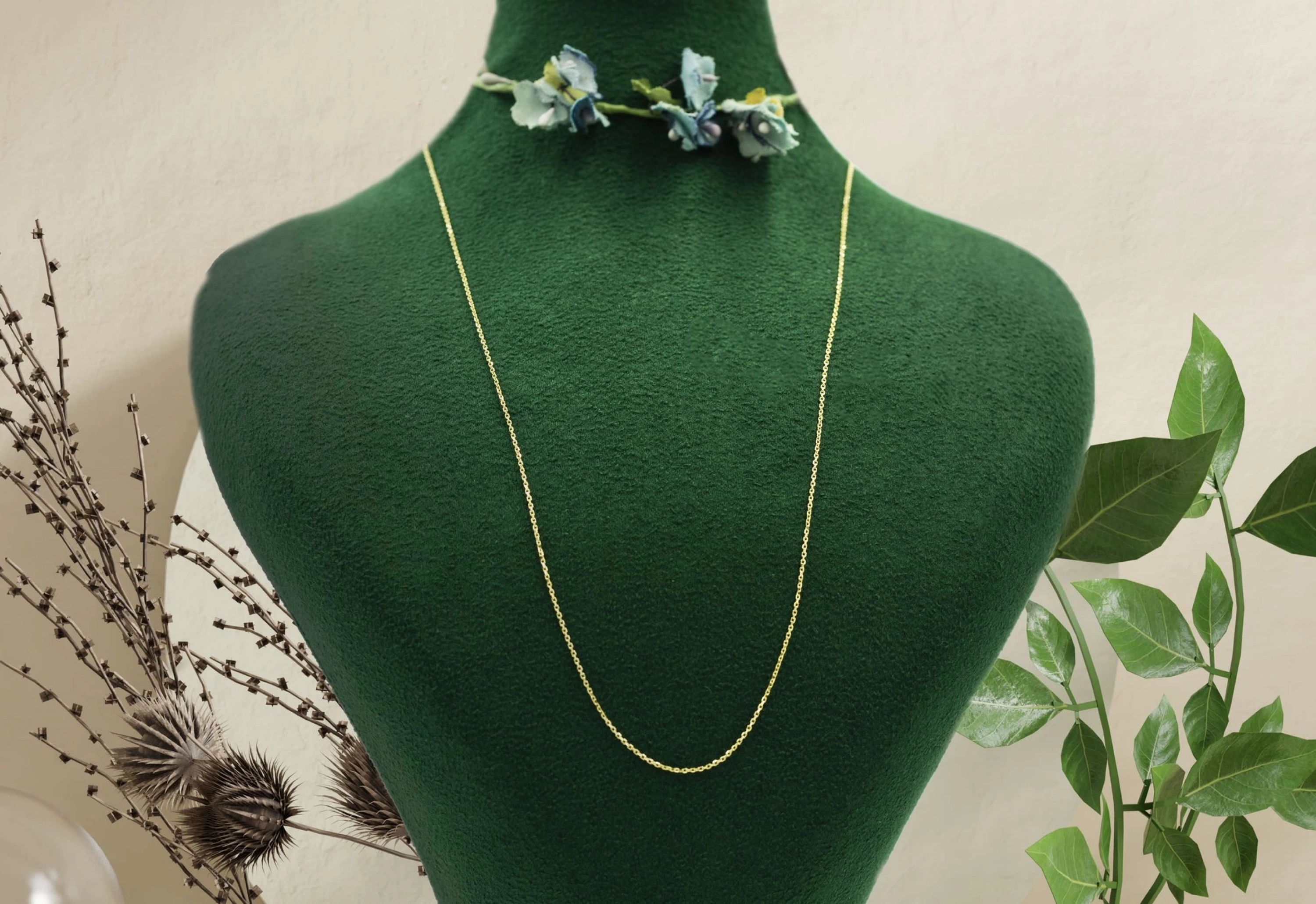 14 Ayar Forse Zincir - 45 Cm.