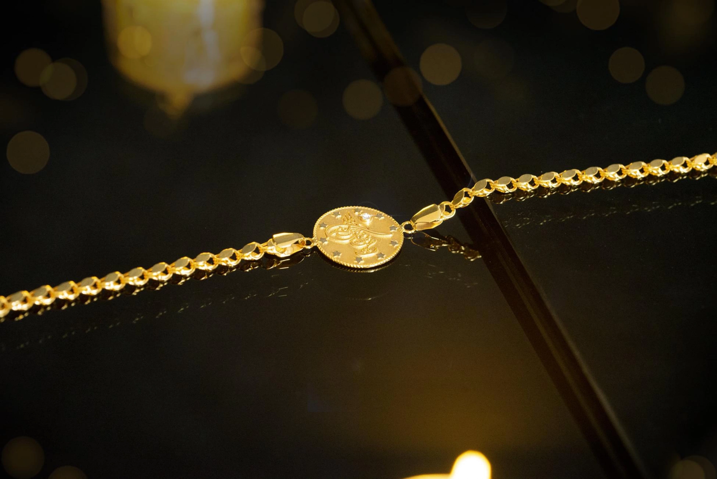 Baskı Reşat 8 Ayar Altın Bileklik