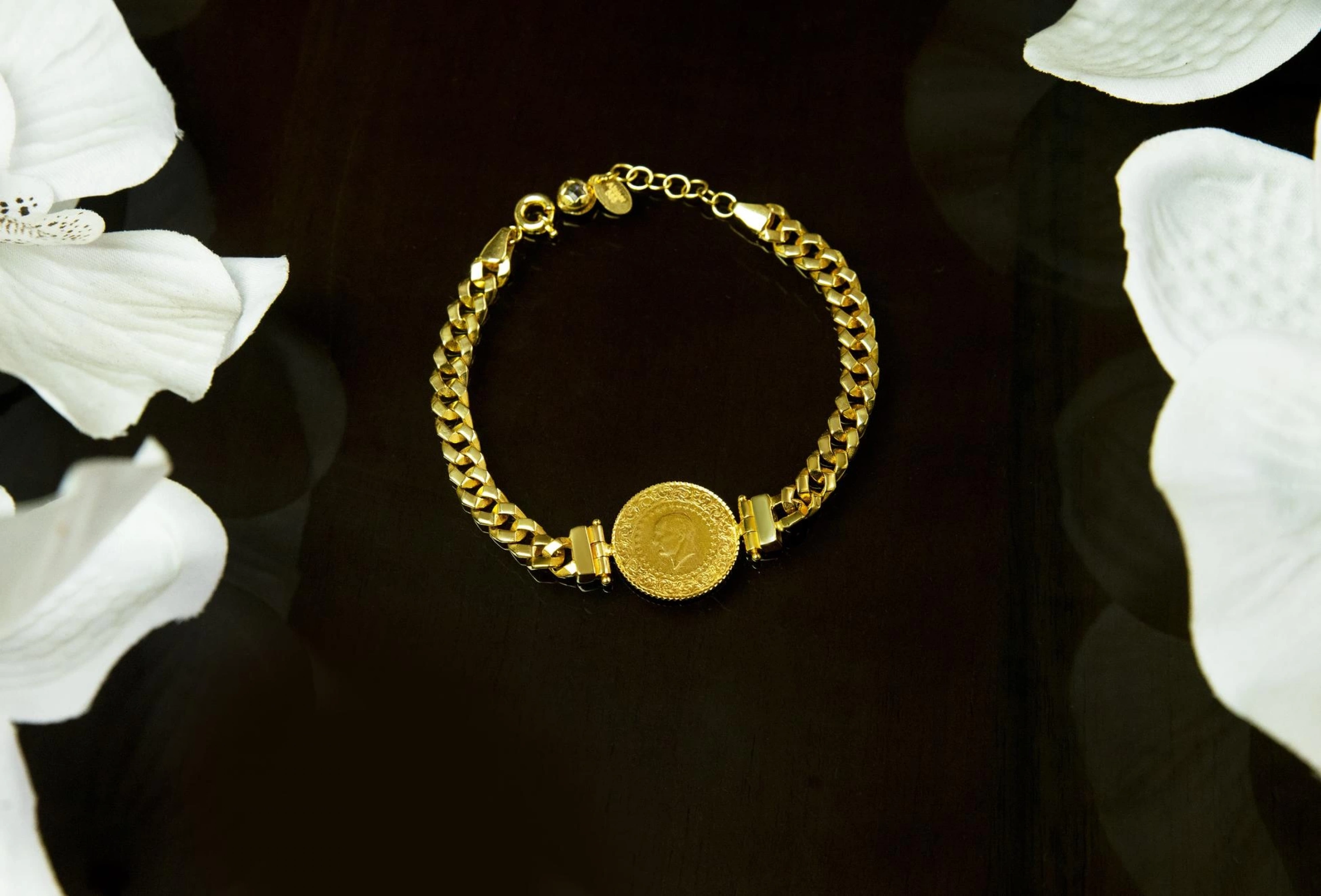 Döküm Çeyrekli 14 Ayar Bileklik