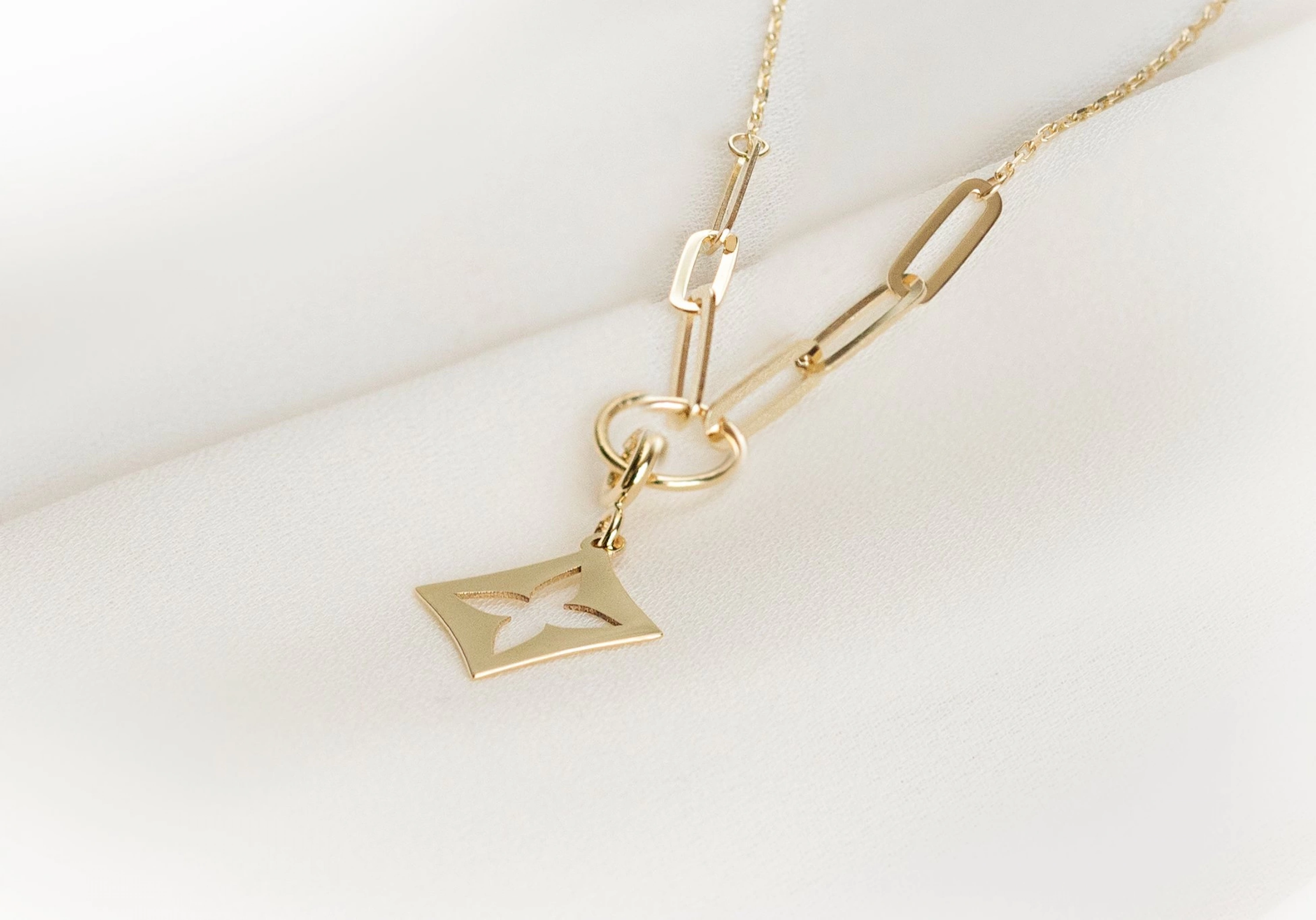 Kutup Yıldız 14 Ayar Altın Kolye