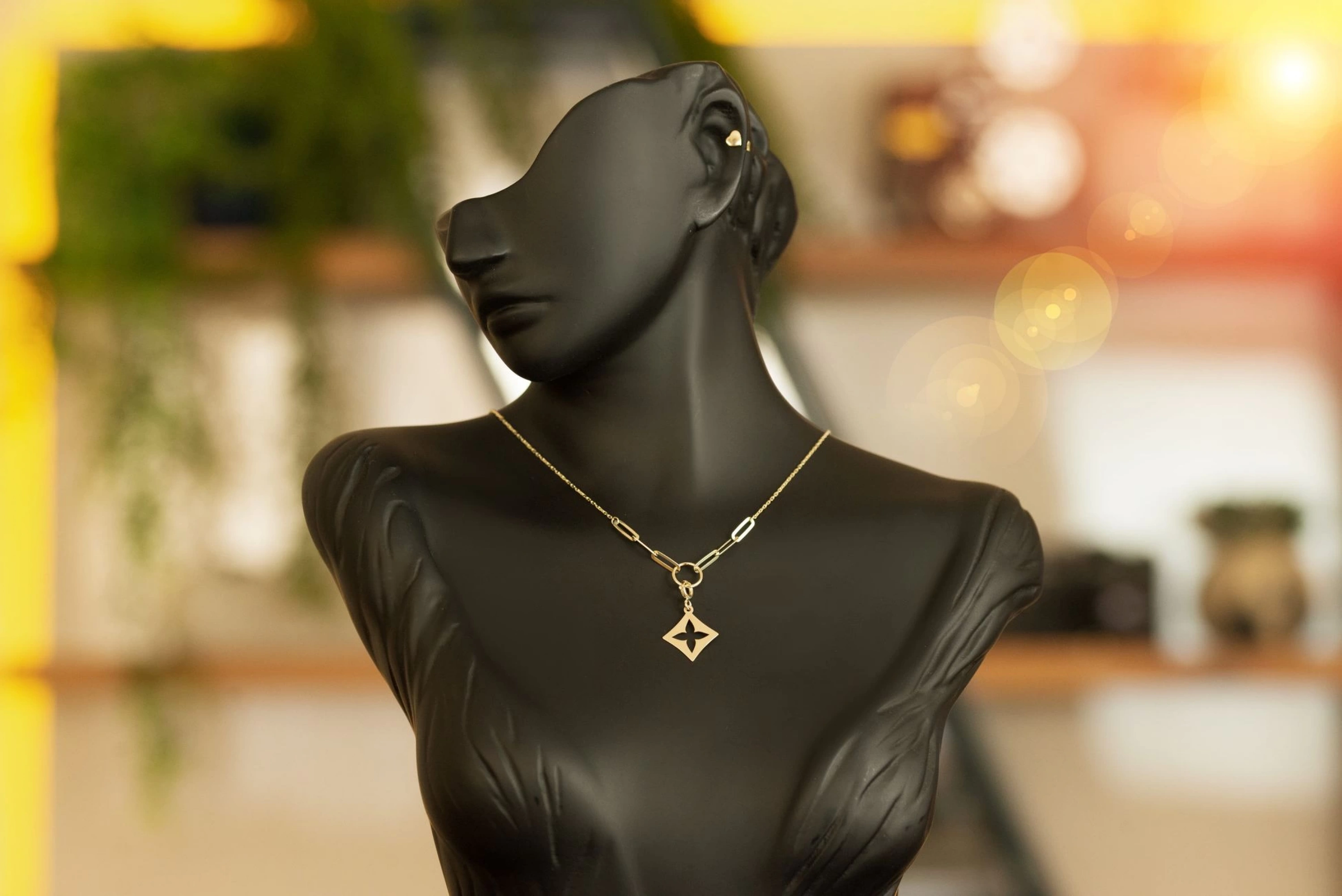 Kutup Yıldız 14 Ayar Altın Kolye