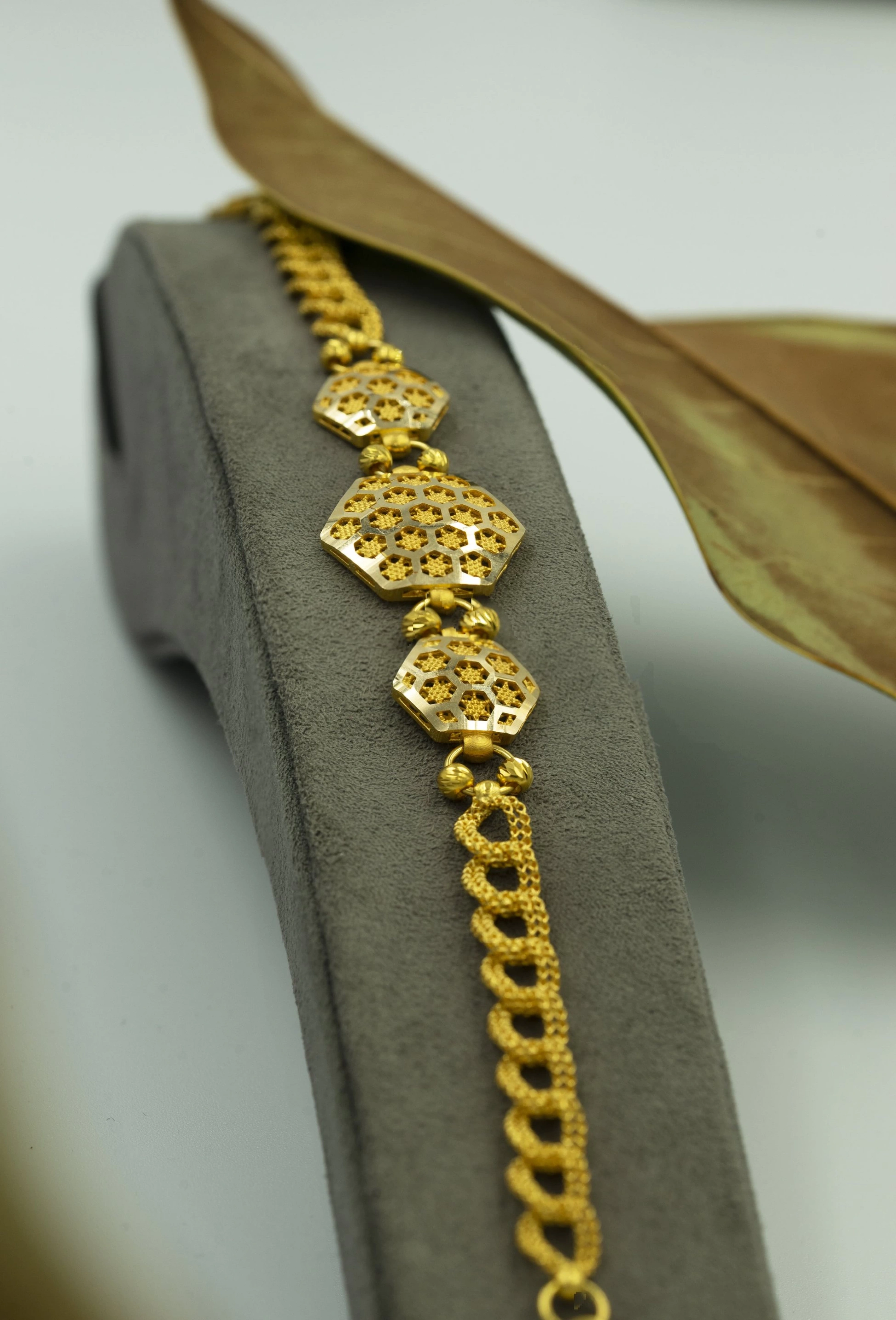 Samanyolu Telkari 14 Ayar Altın Bileklik