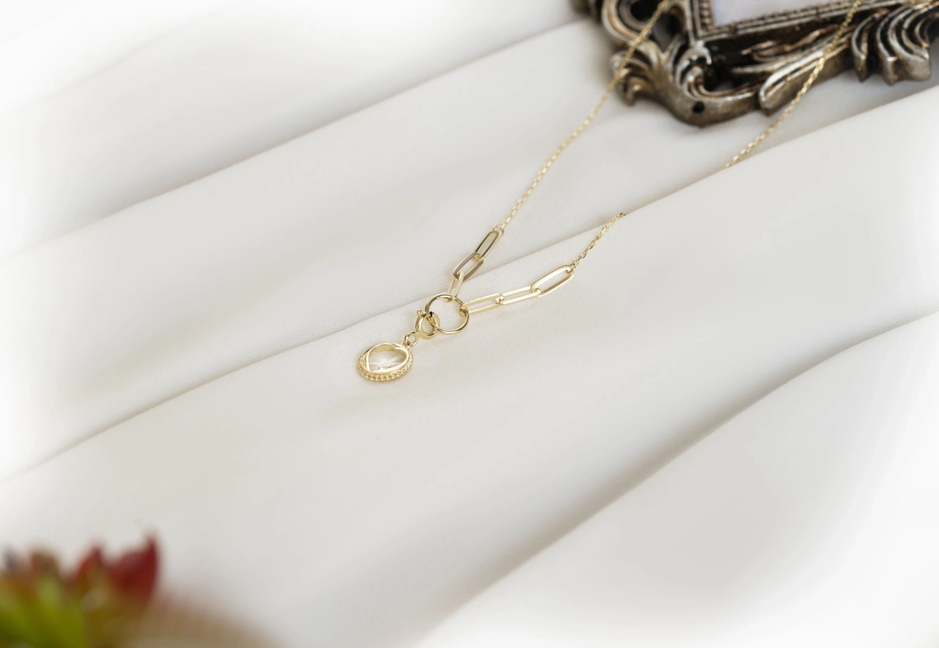 Kalp Model 14 Ayar Altın Kolye