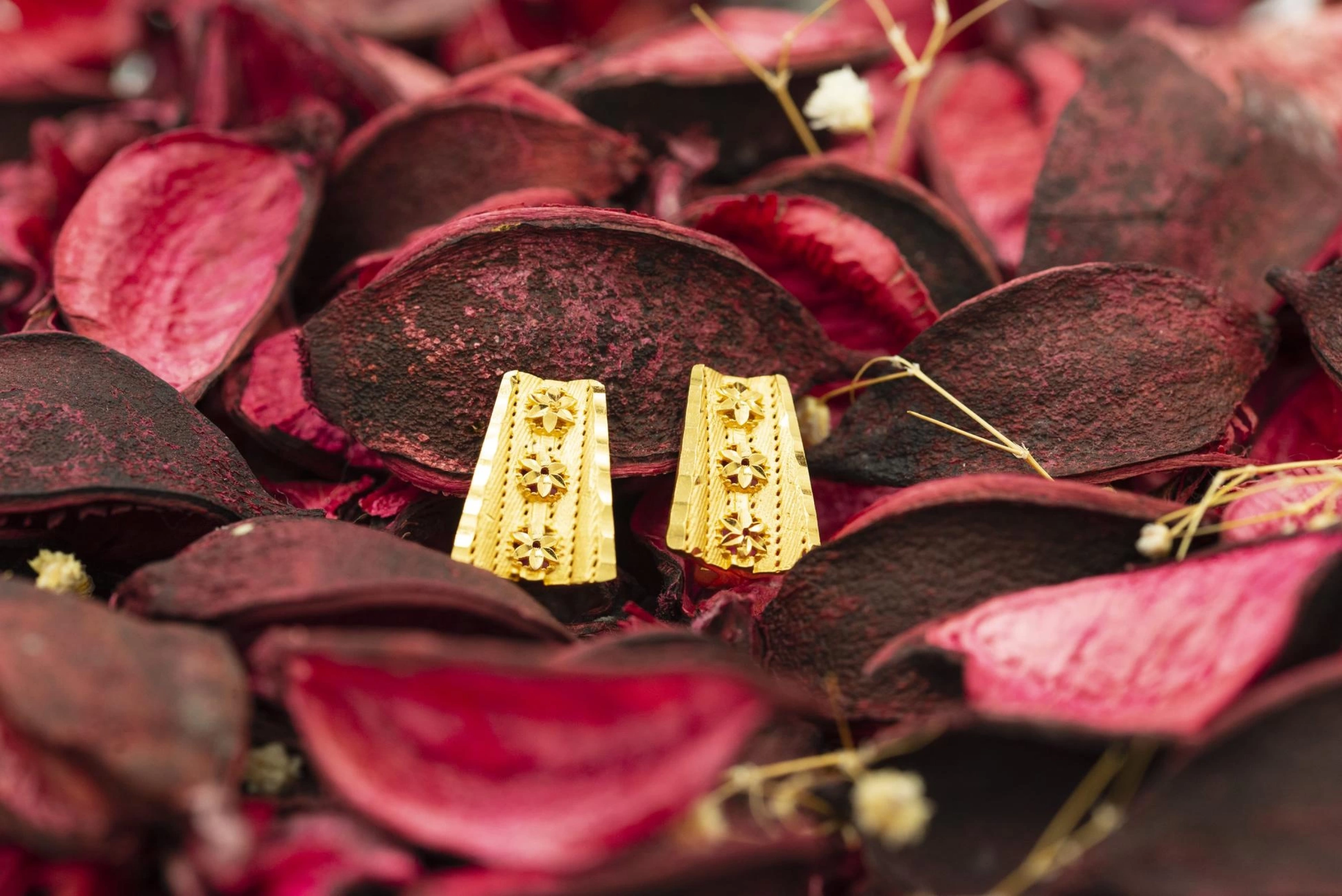 Vizyon Model 22 Ayar Altın Küpe