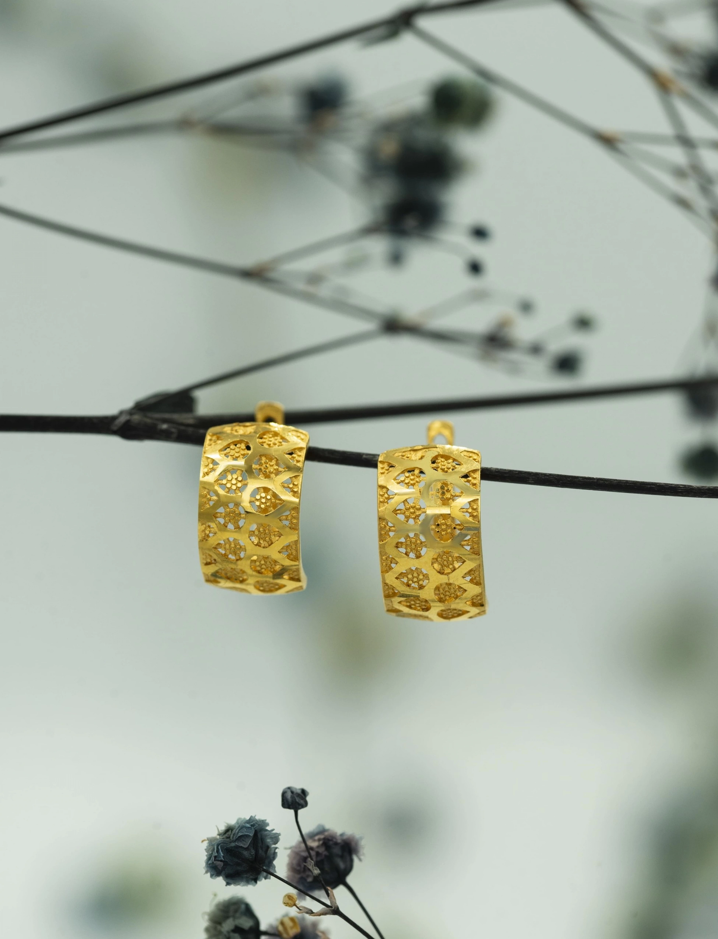 Vizyon Model 22 Ayar Altın Küpe