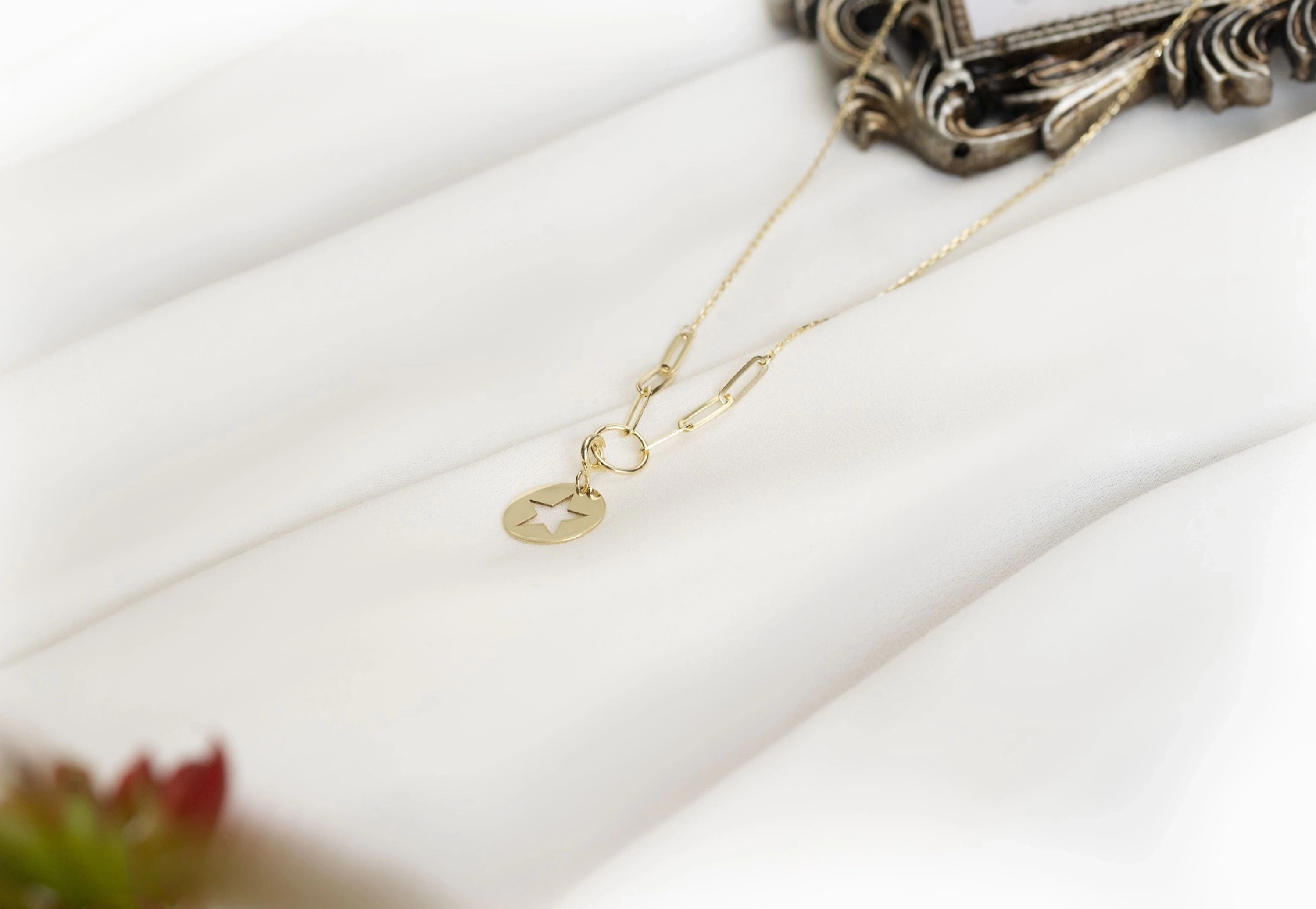 Yıldız Model 14 Ayar Altın Kolye