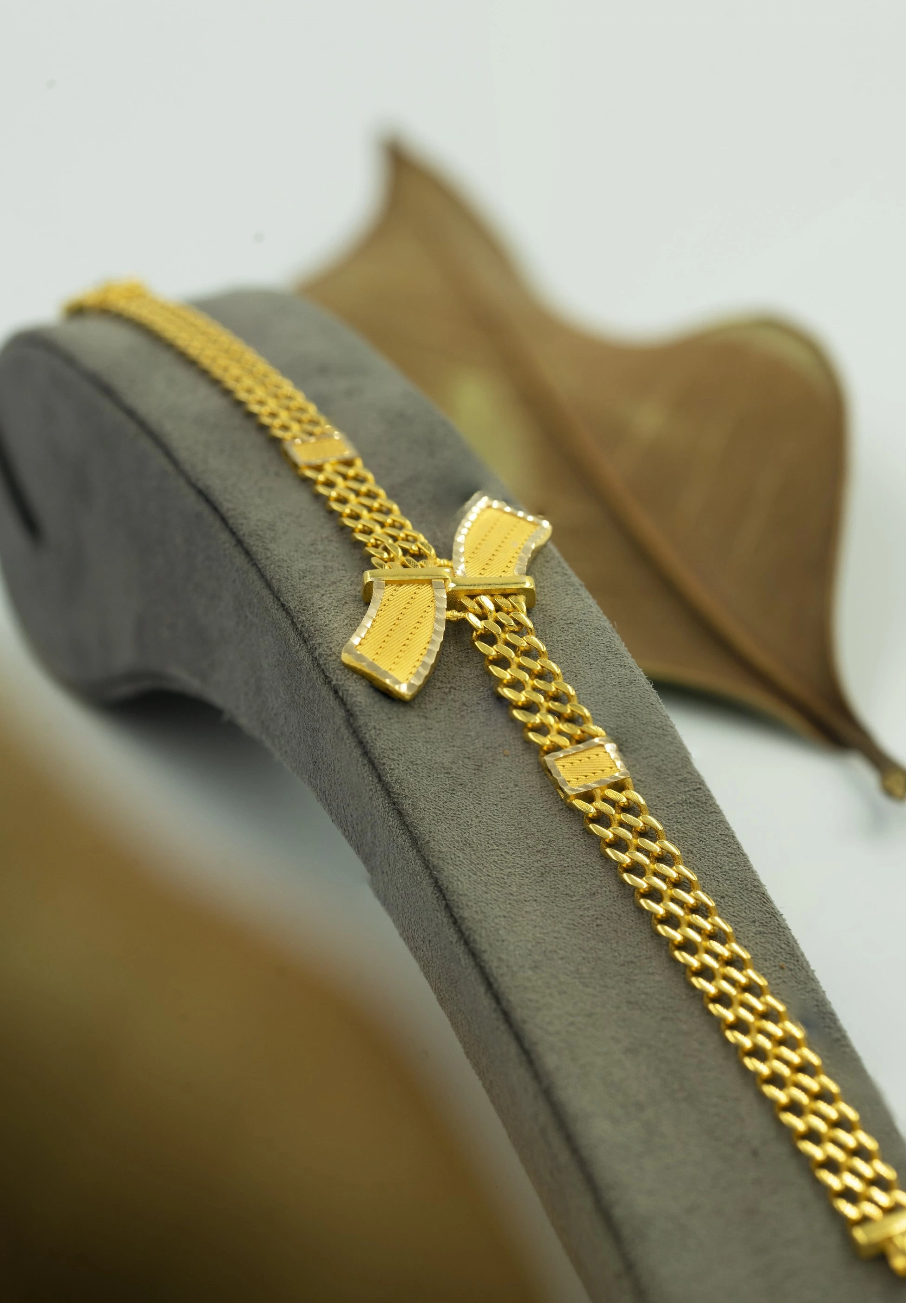 Özel Model Hasır 14 Ayar Bileklik