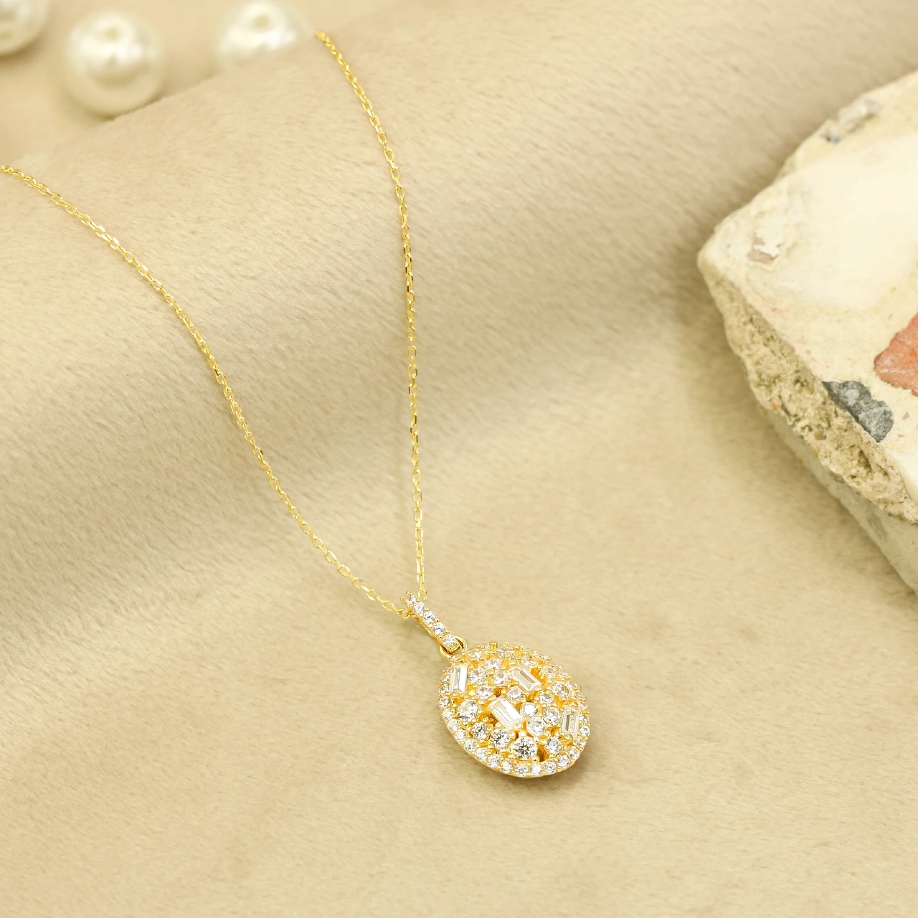 14 Ayar Altın Baget Mini Set