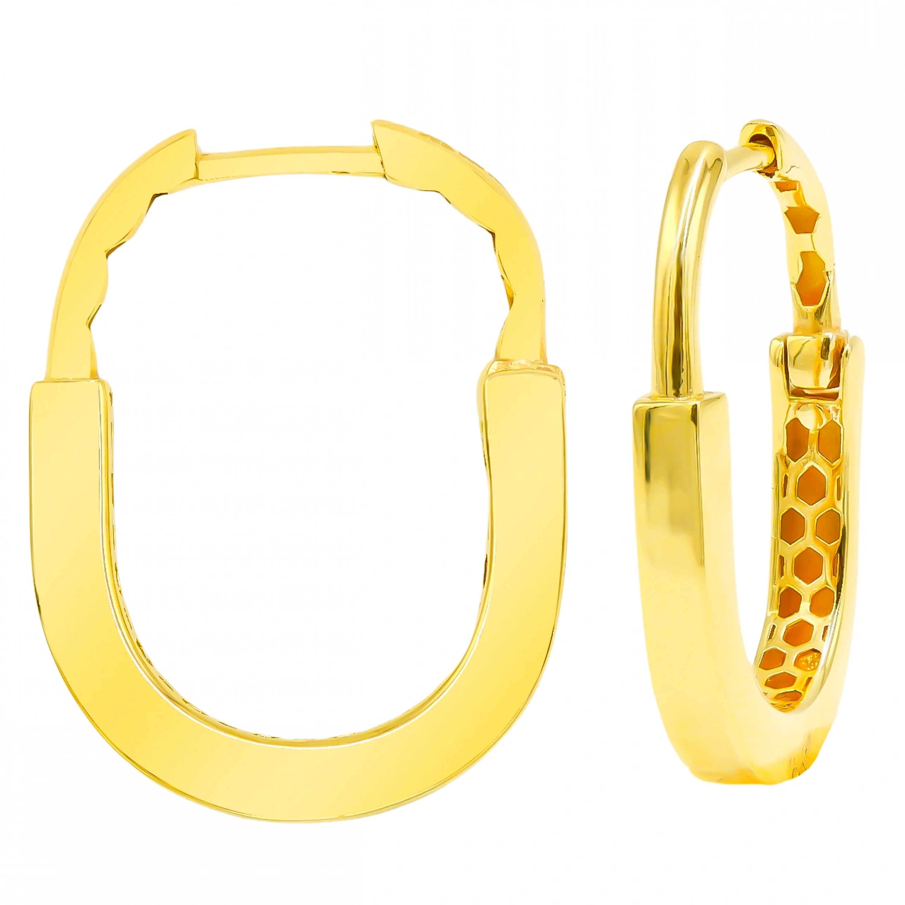 14 Ayar İtalyan Altın Halka Küpe