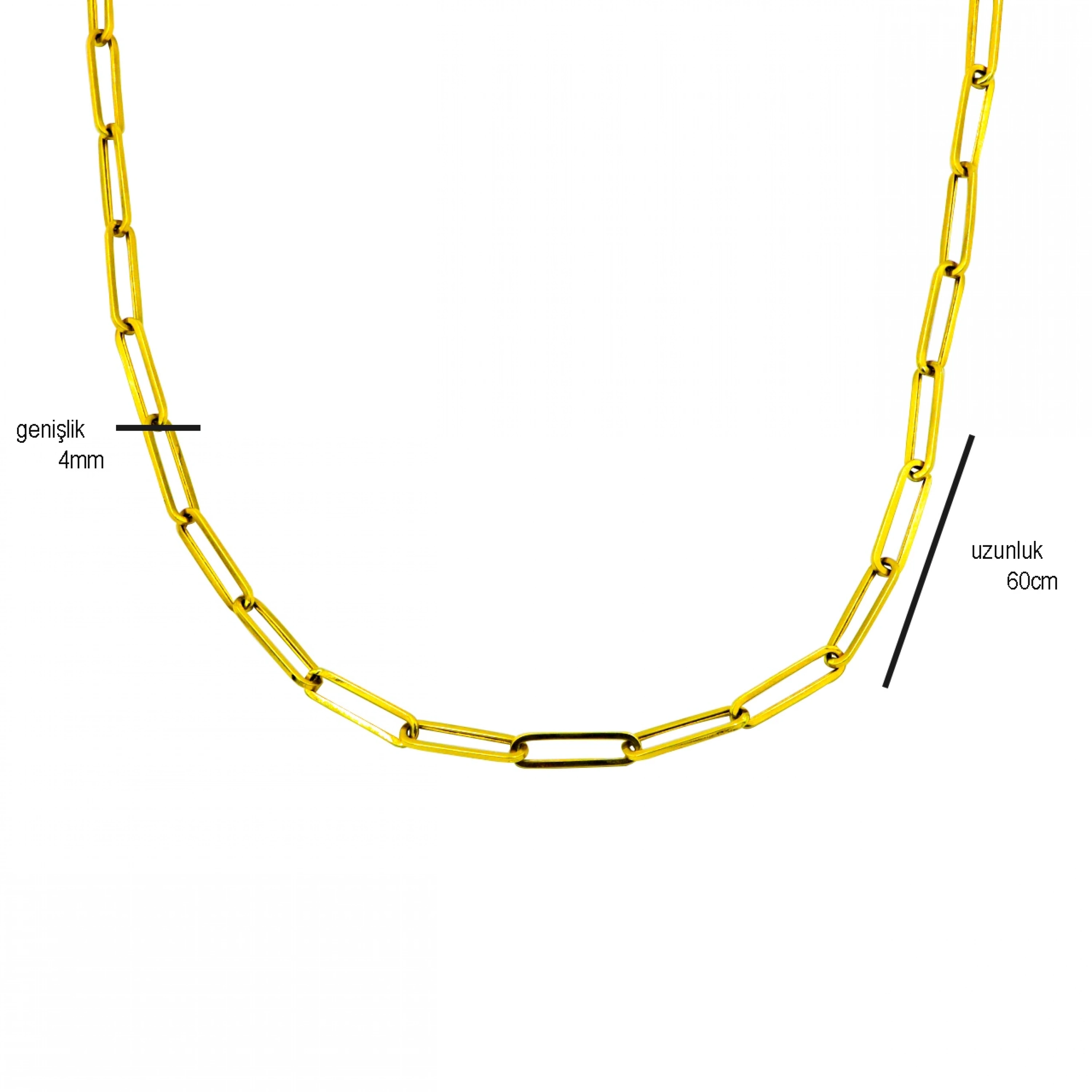 14 Ayar Ataç Zincir - 60 Cm.