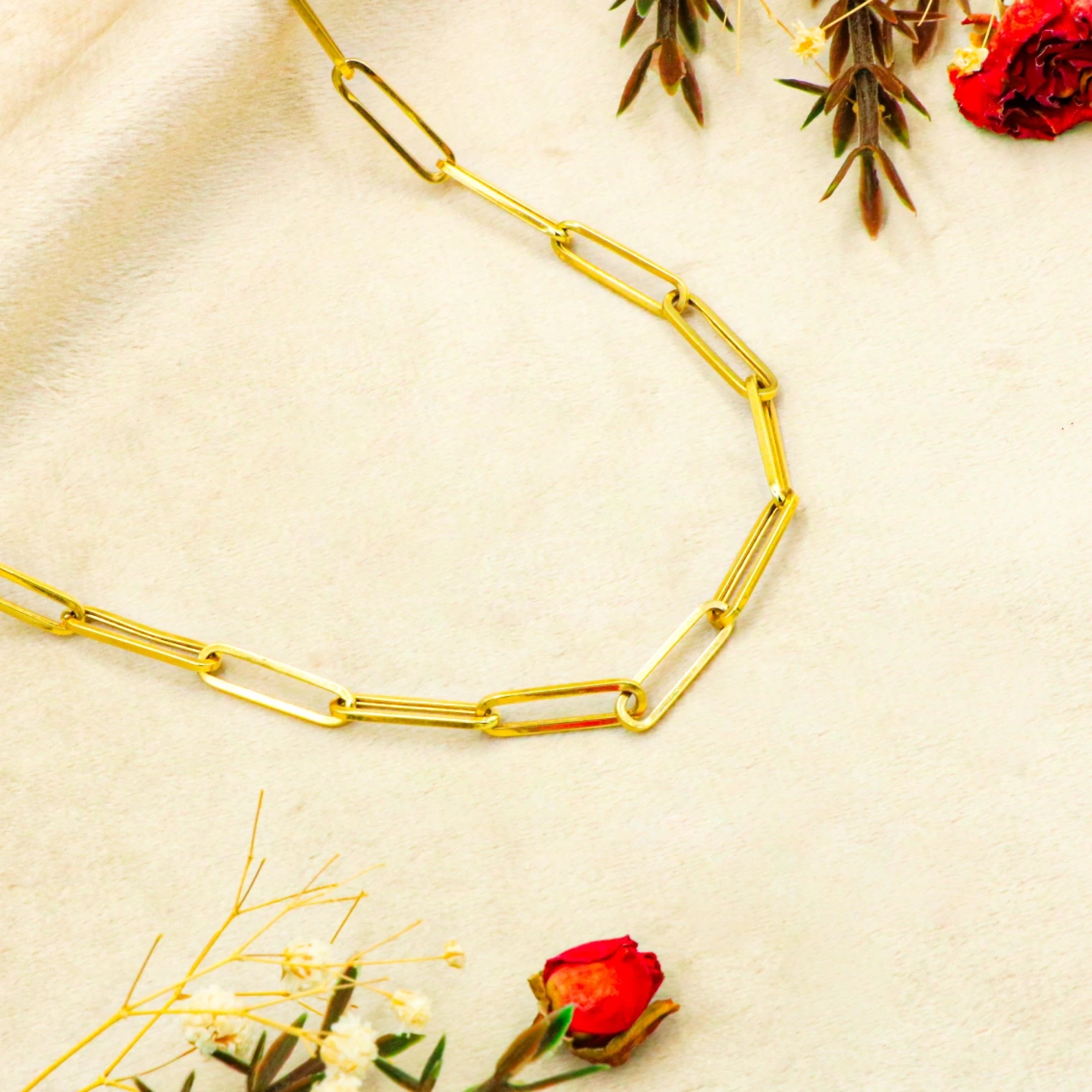 14 Ayar Ataç Zincir - 60 Cm.