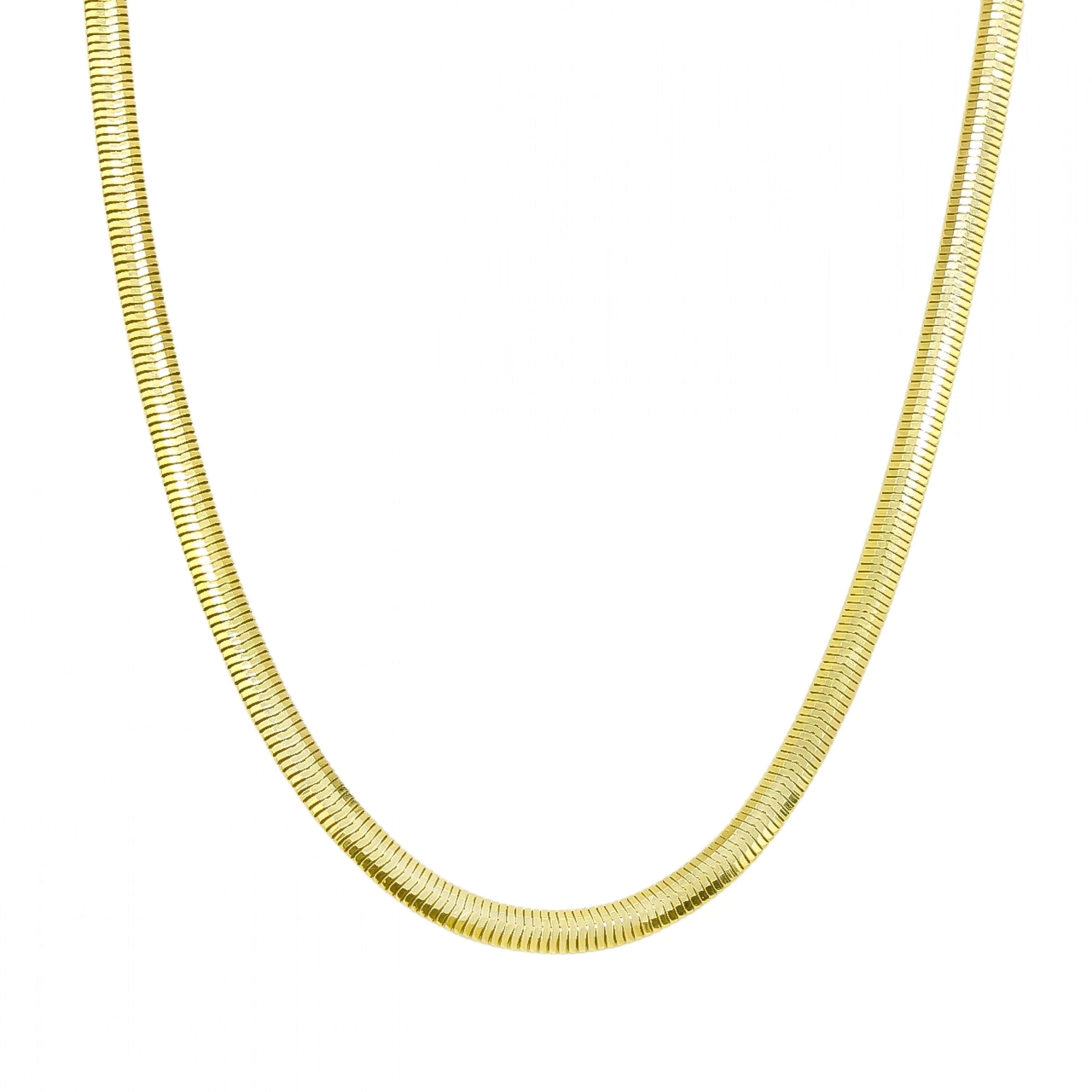 14 Ayar Balık Sırtı Zincir - 55 CM