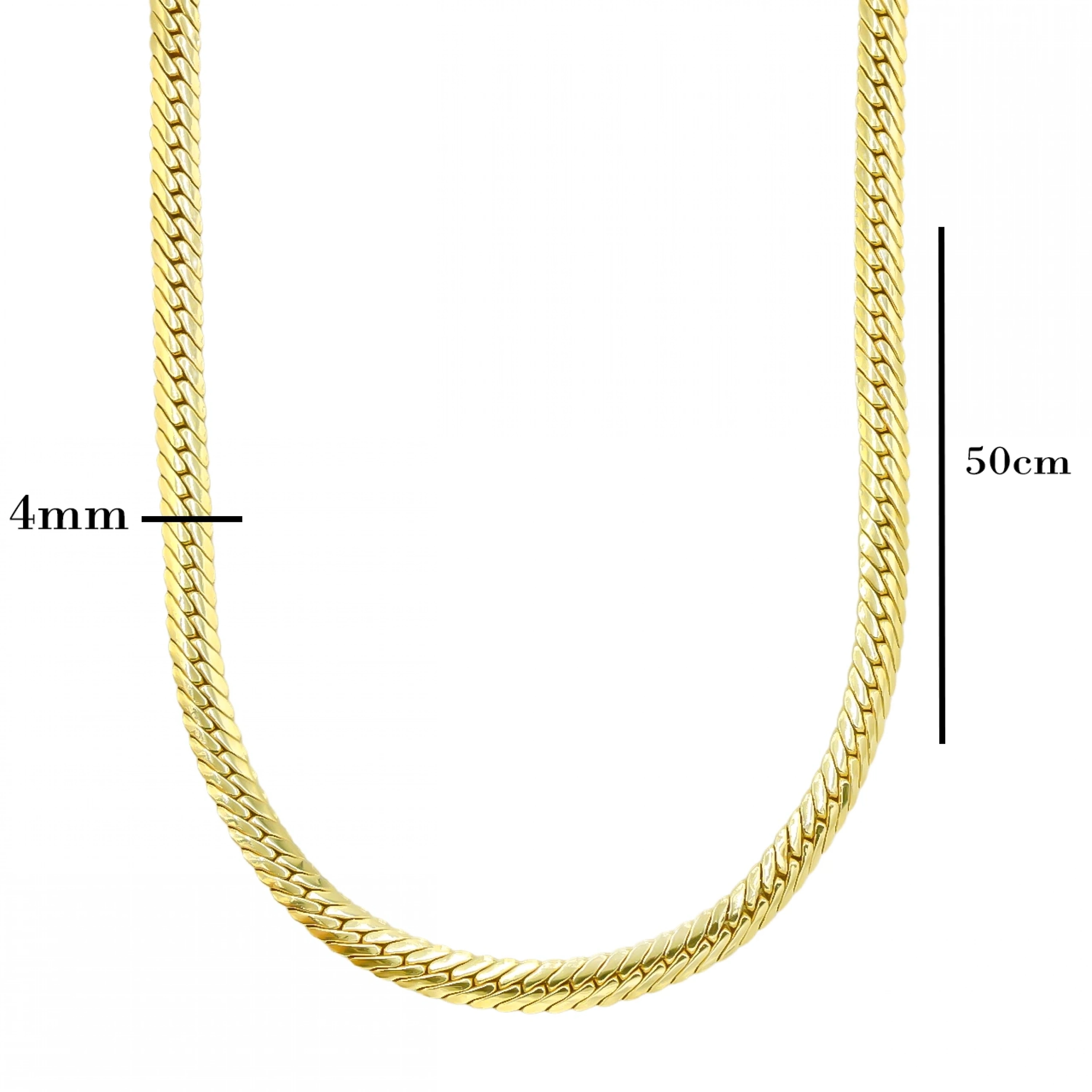 14 Ayar İtalyan Altın Zincir - 50 CM