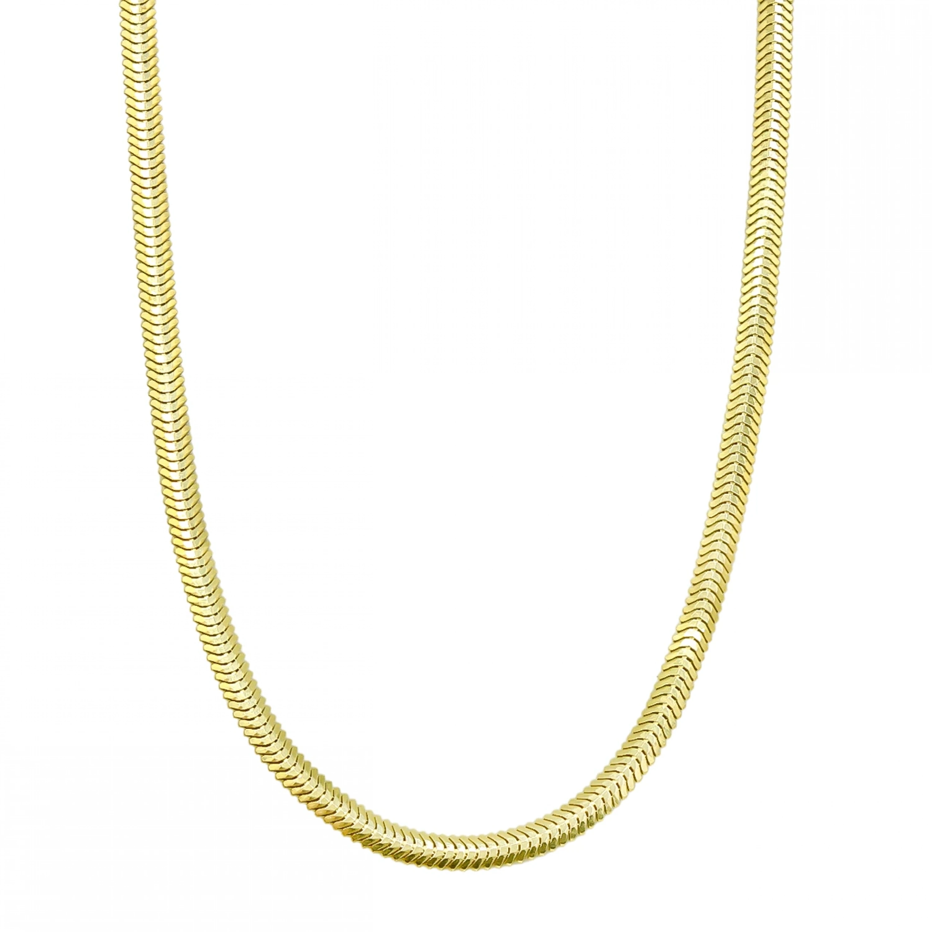 14 Ayar Balık Sırtı Zincir - 60 CM