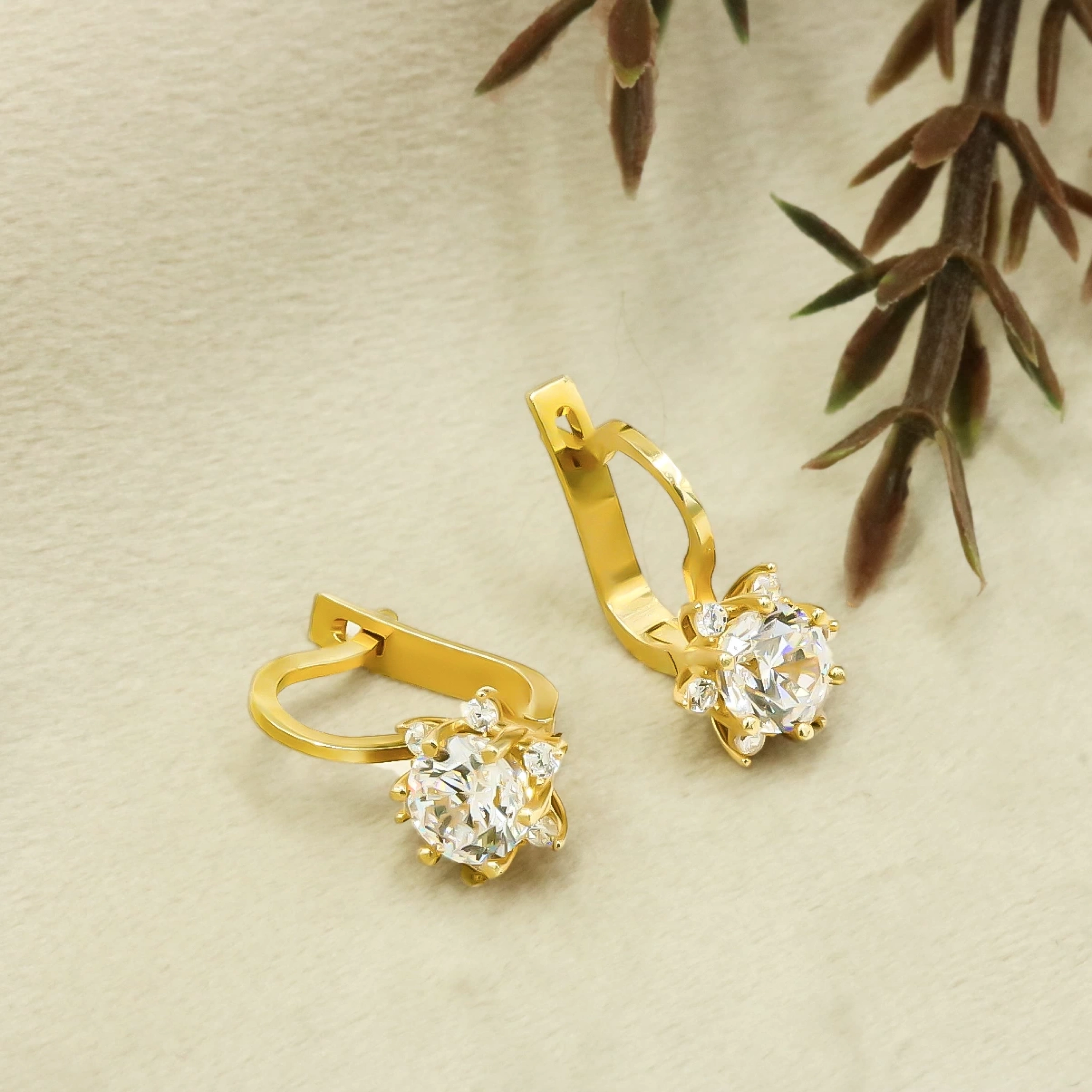 14 Ayar Altın Lotus Mini Set