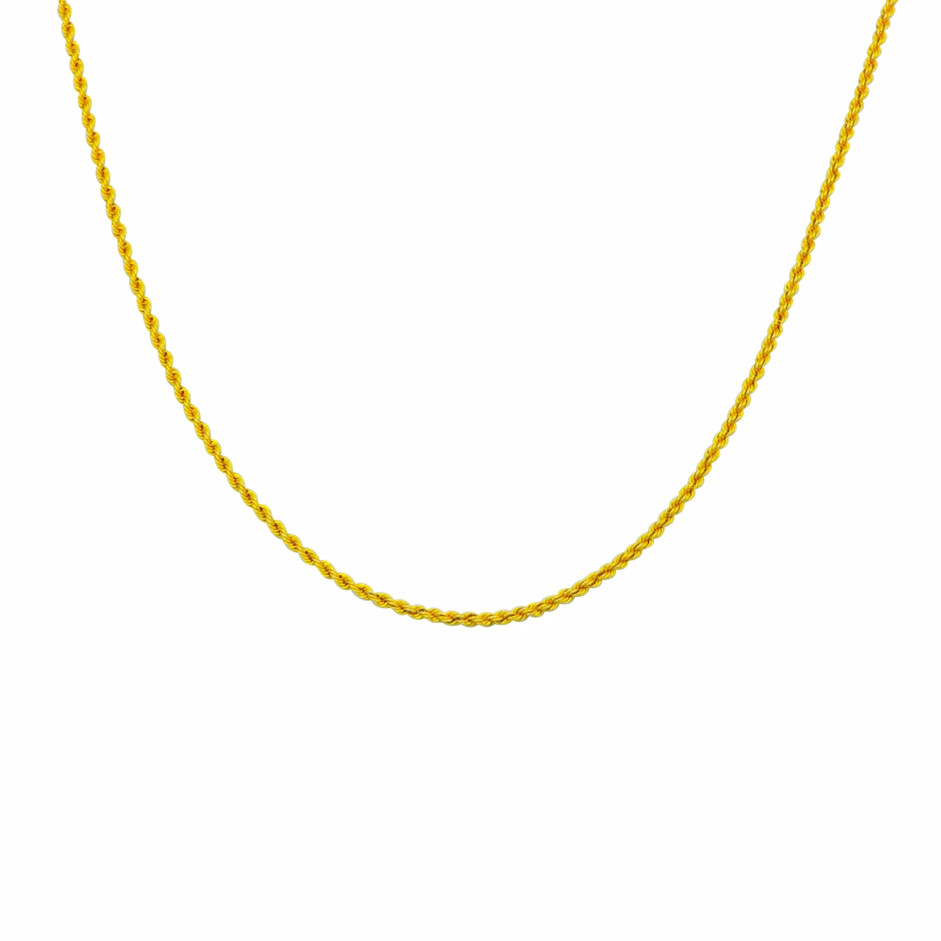 14 Ayar Burgu Zincir - 50 Cm.