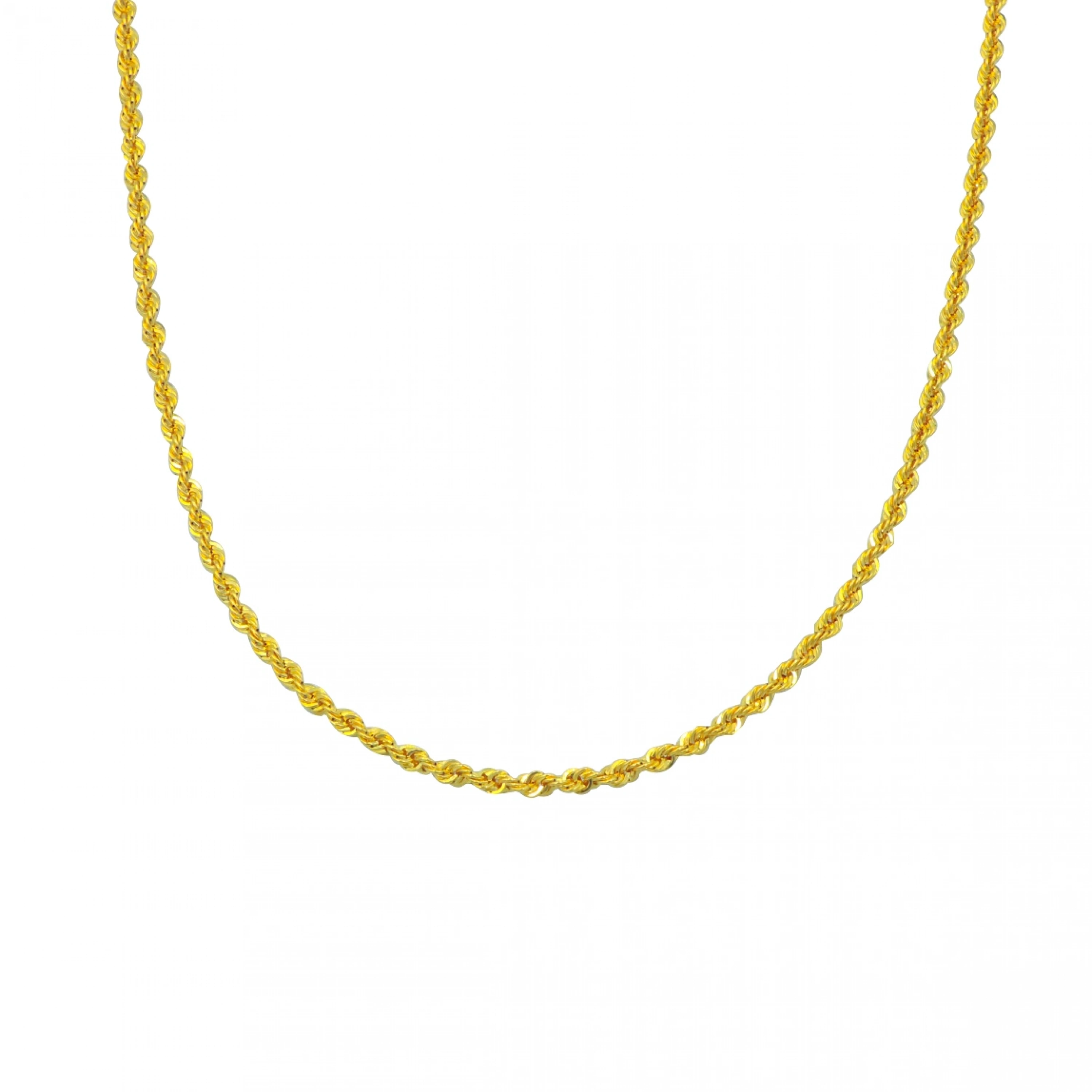 14 Ayar Burgu Zincir - 50 Cm.