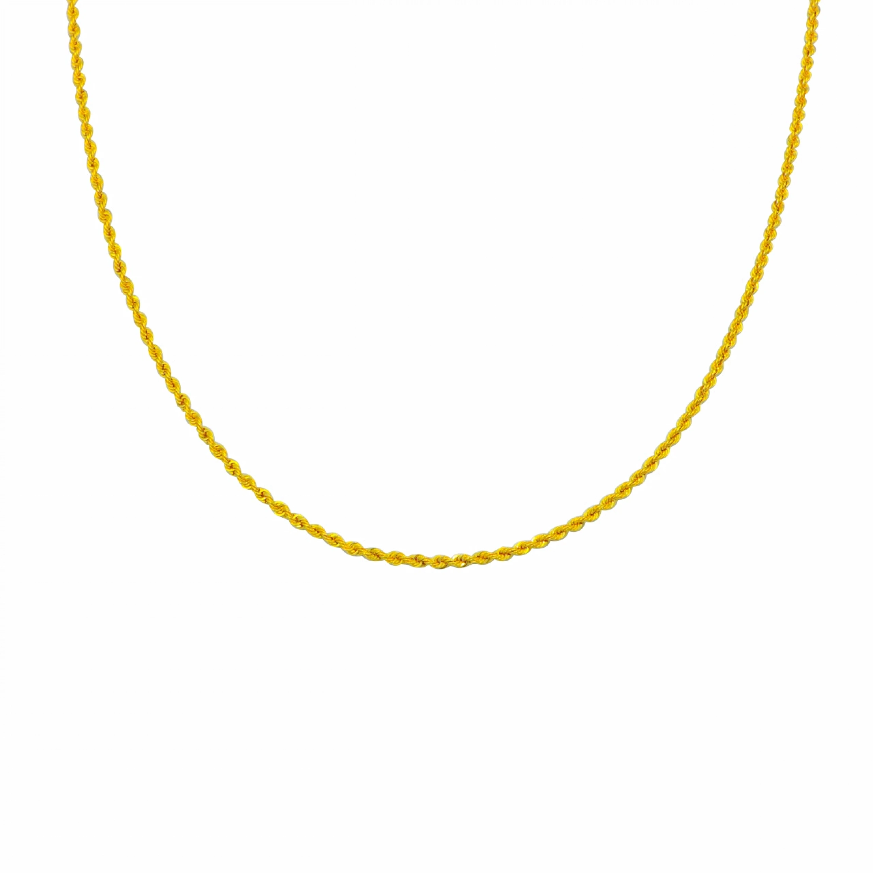 14 Ayar Burgu Zincir - 60 Cm.