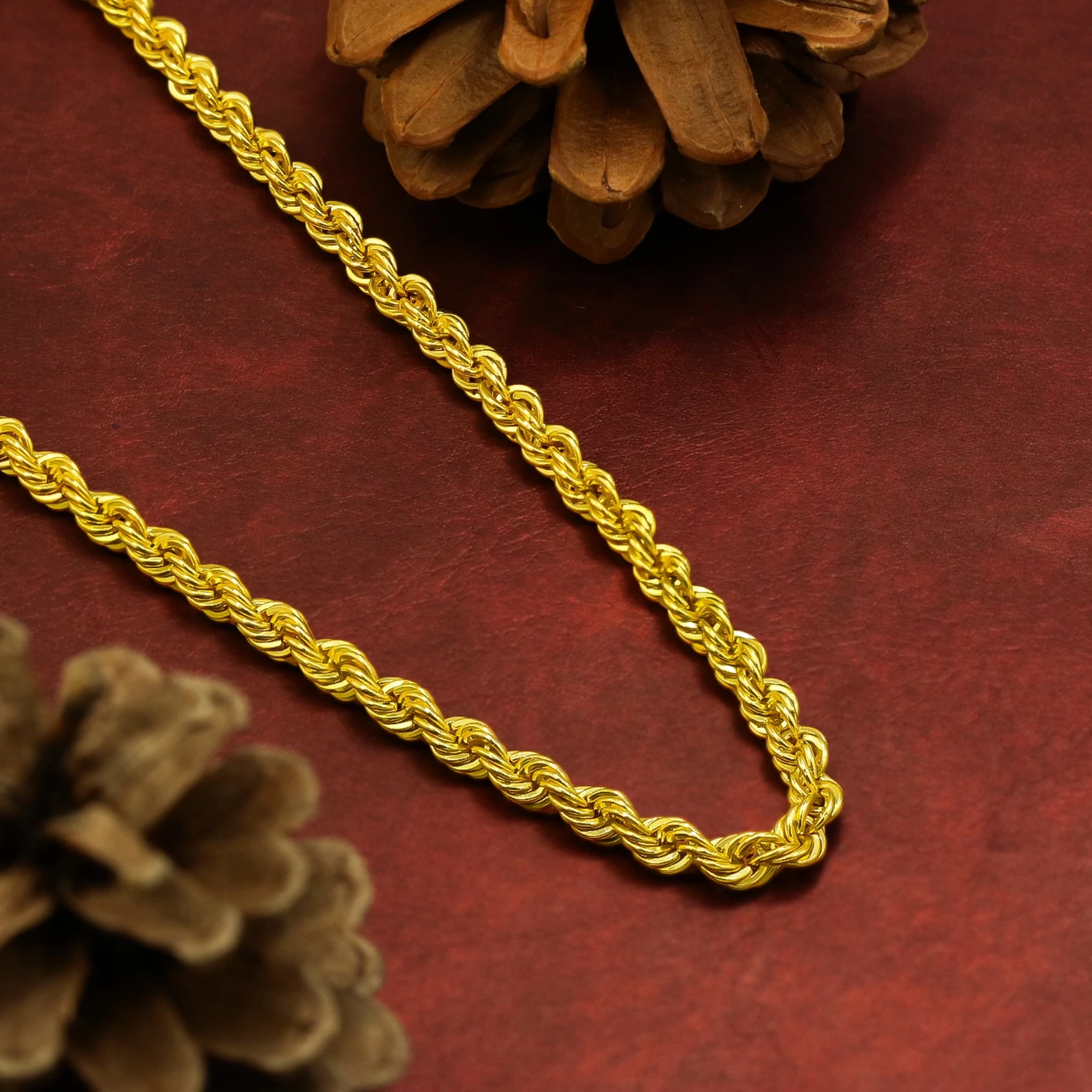 14 Ayar Burgu Zincir - 60 Cm.