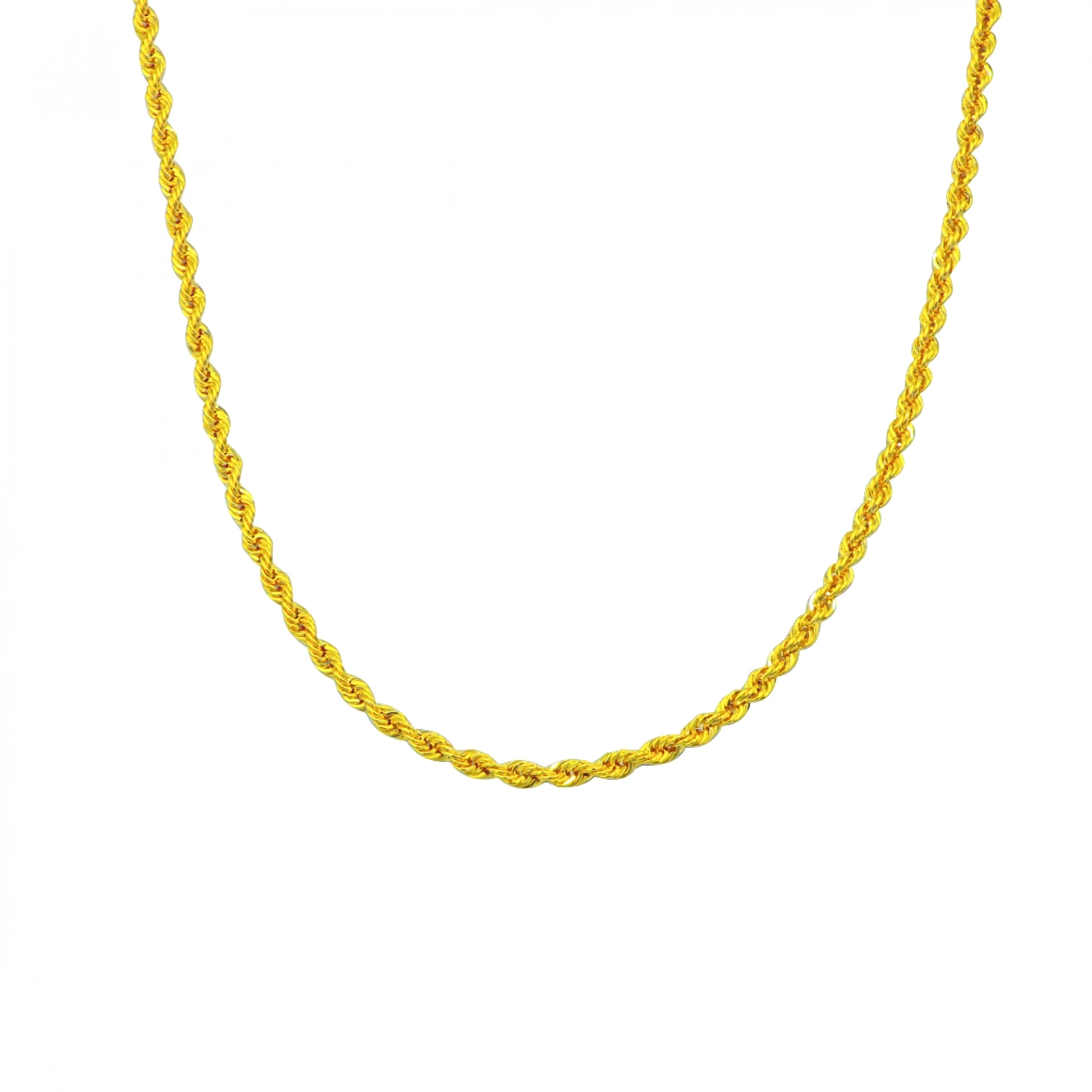 14 Ayar Burgu Zincir - 65 Cm.