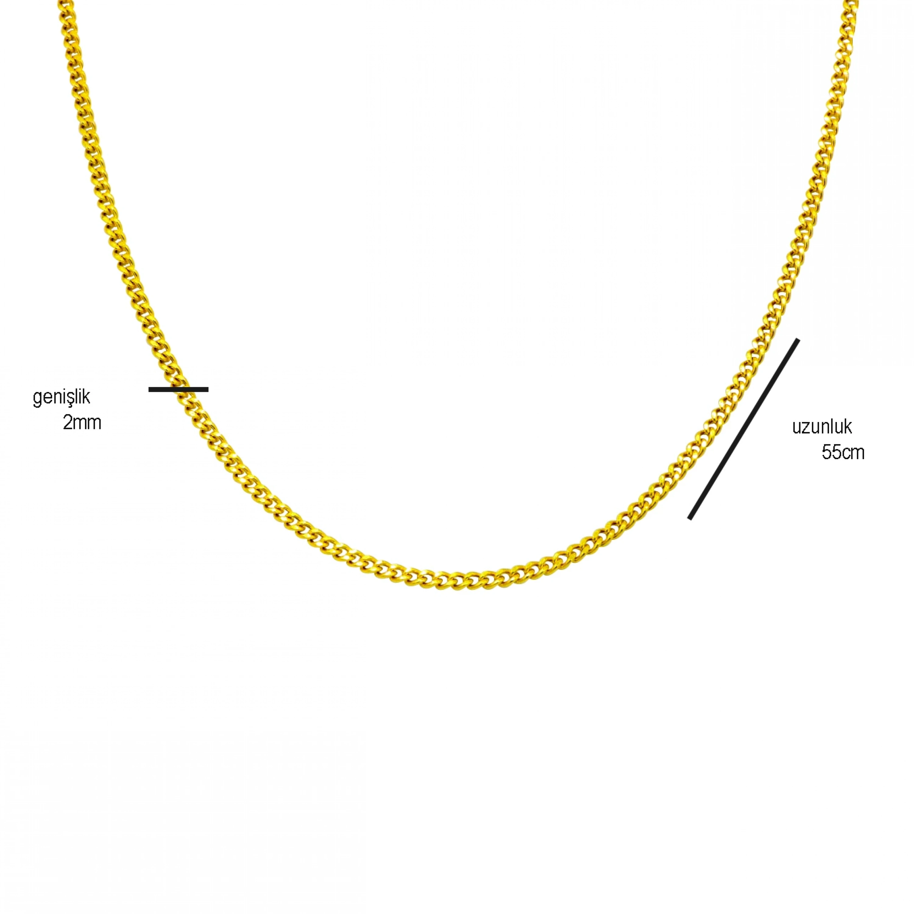 14 Ayar Gurmet Zincir - 55 Cm.