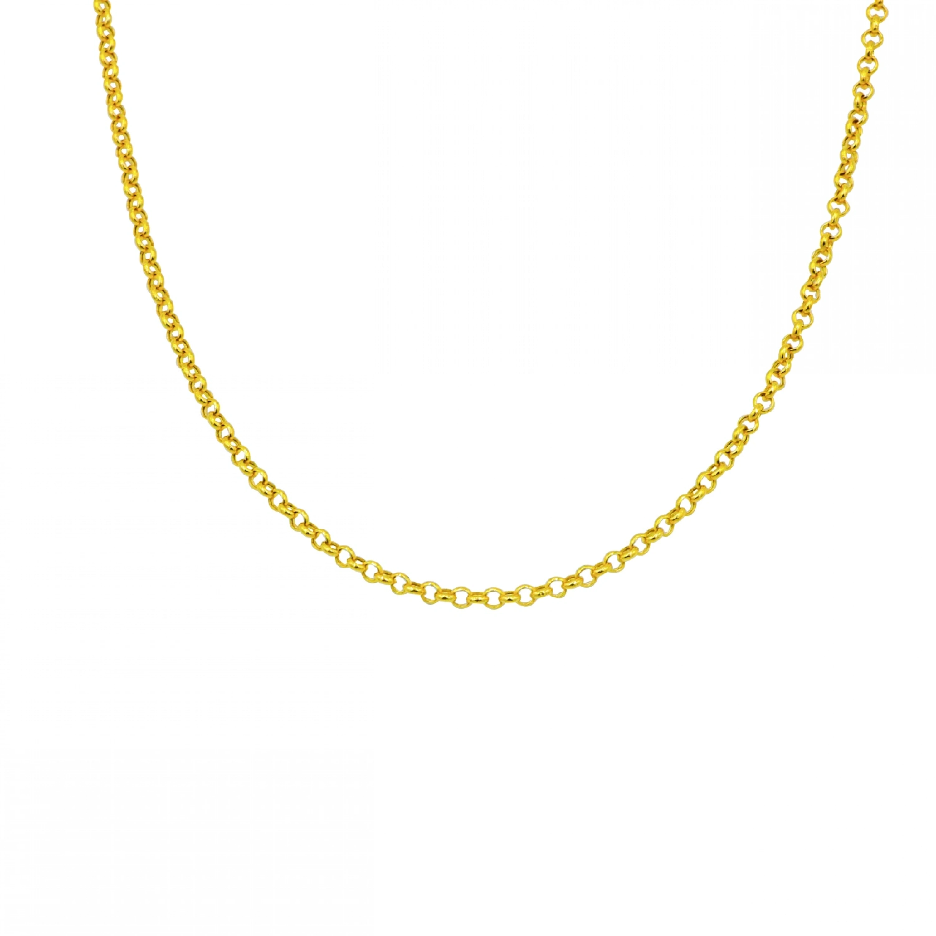 14 Ayar Halka Zincir - 55 Cm.