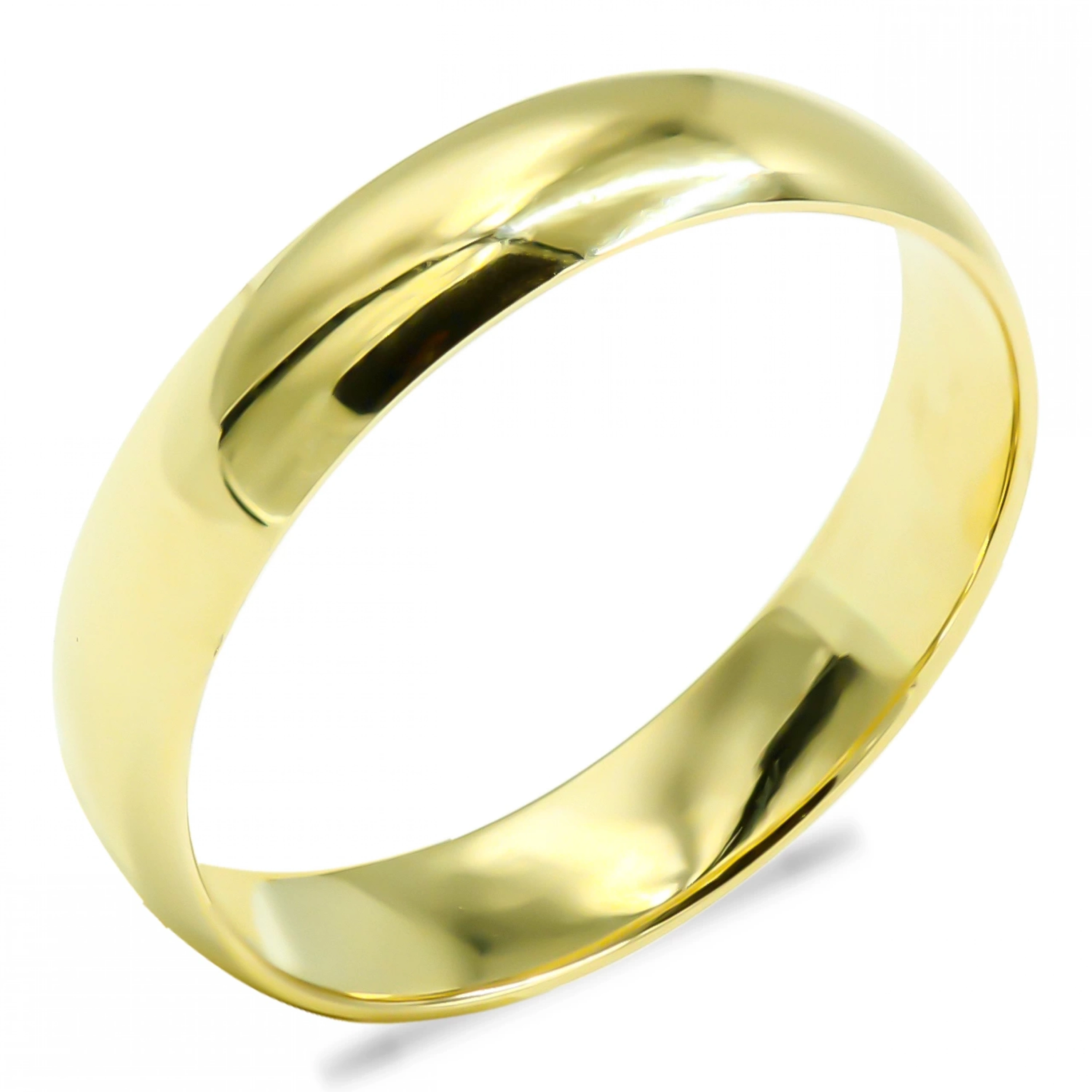 14 Ayar Klasik Alyans Yüzük 4 mm