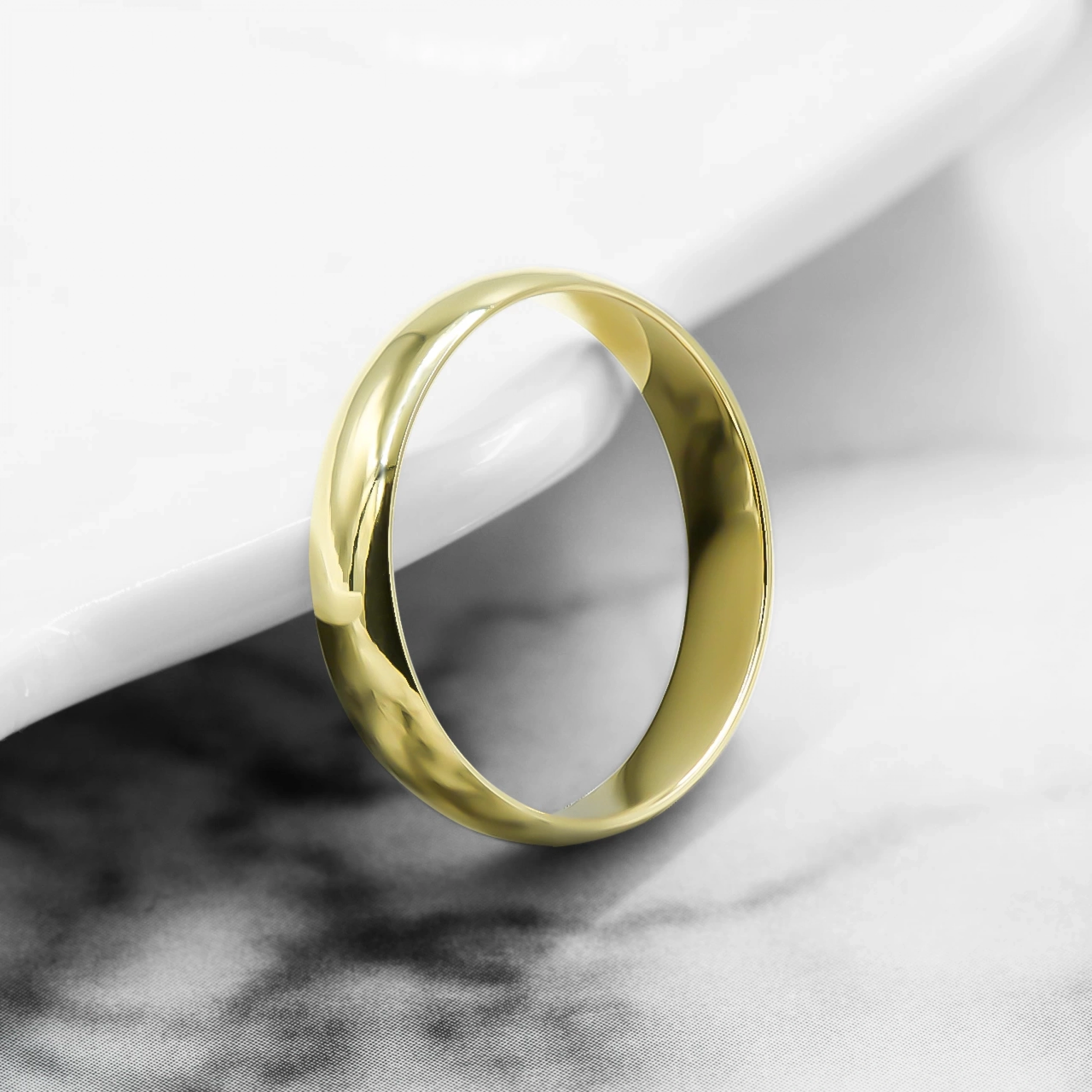 14 Ayar Klasik Alyans Yüzük 4 mm