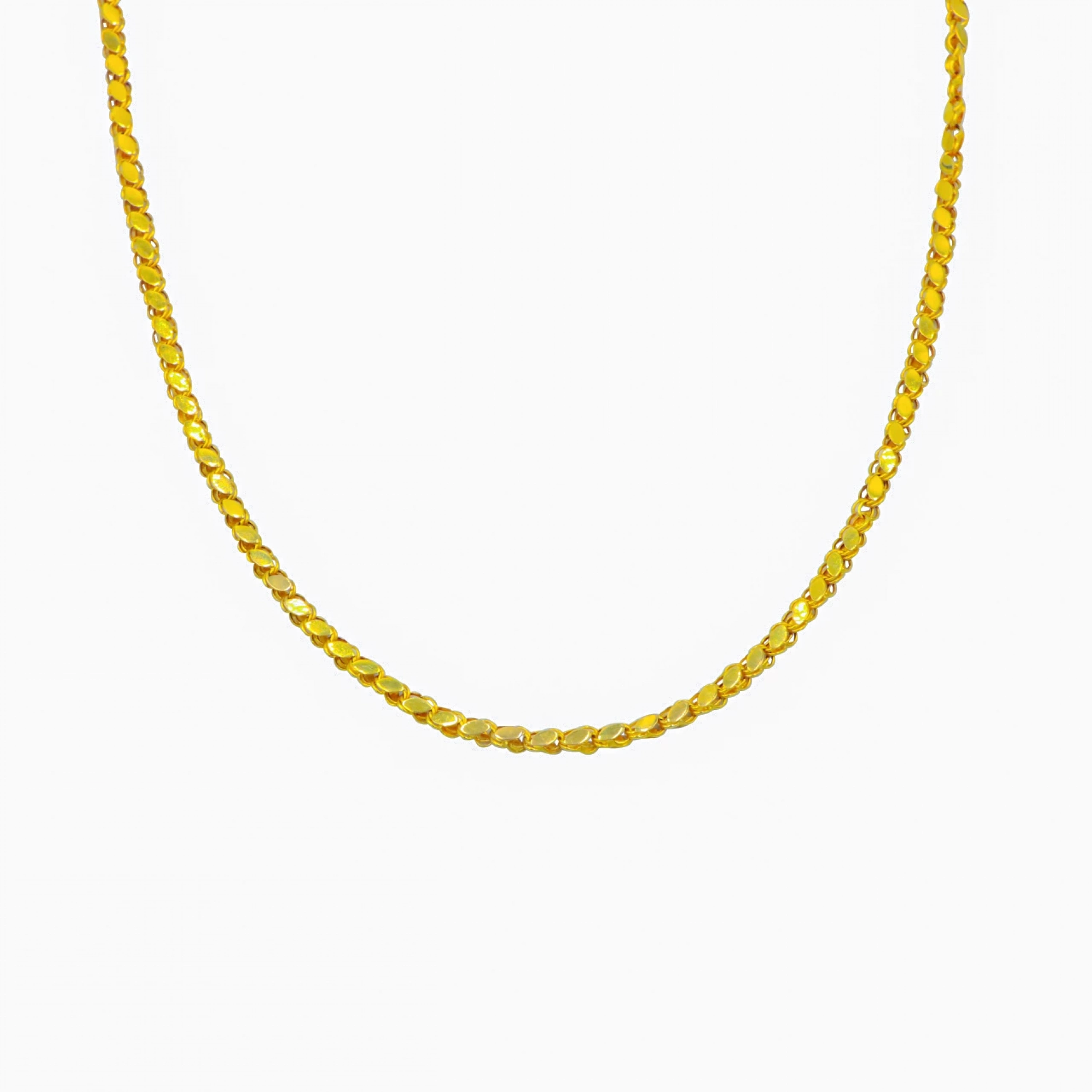 14 Ayar Pullu Zincir - 50 Cm.