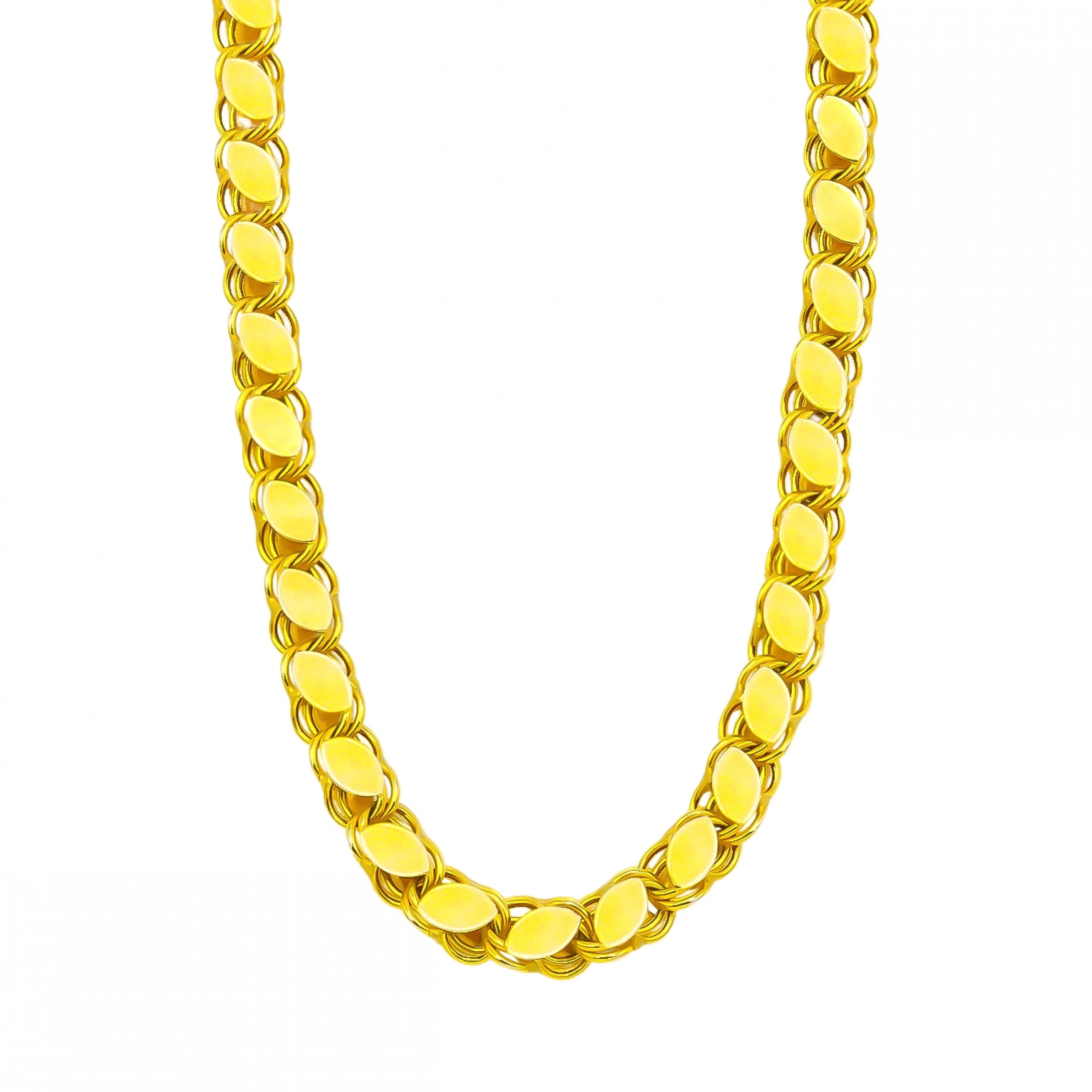 14 Ayar Pullu Zincir - 55 Cm.